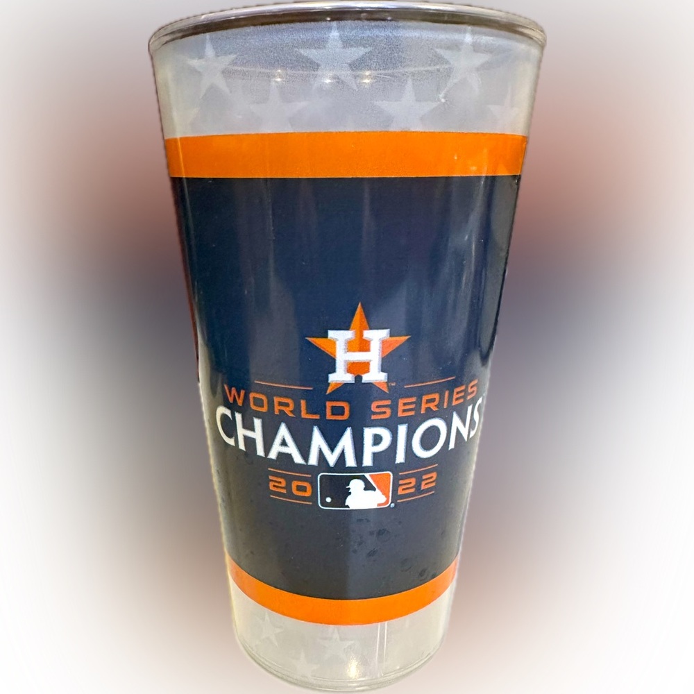 2022 WORLD SERIES CHAMPIONS TUMBLER NAVY ORANGE 24OZ MLB BASEBALL HOUSTON ASTROS